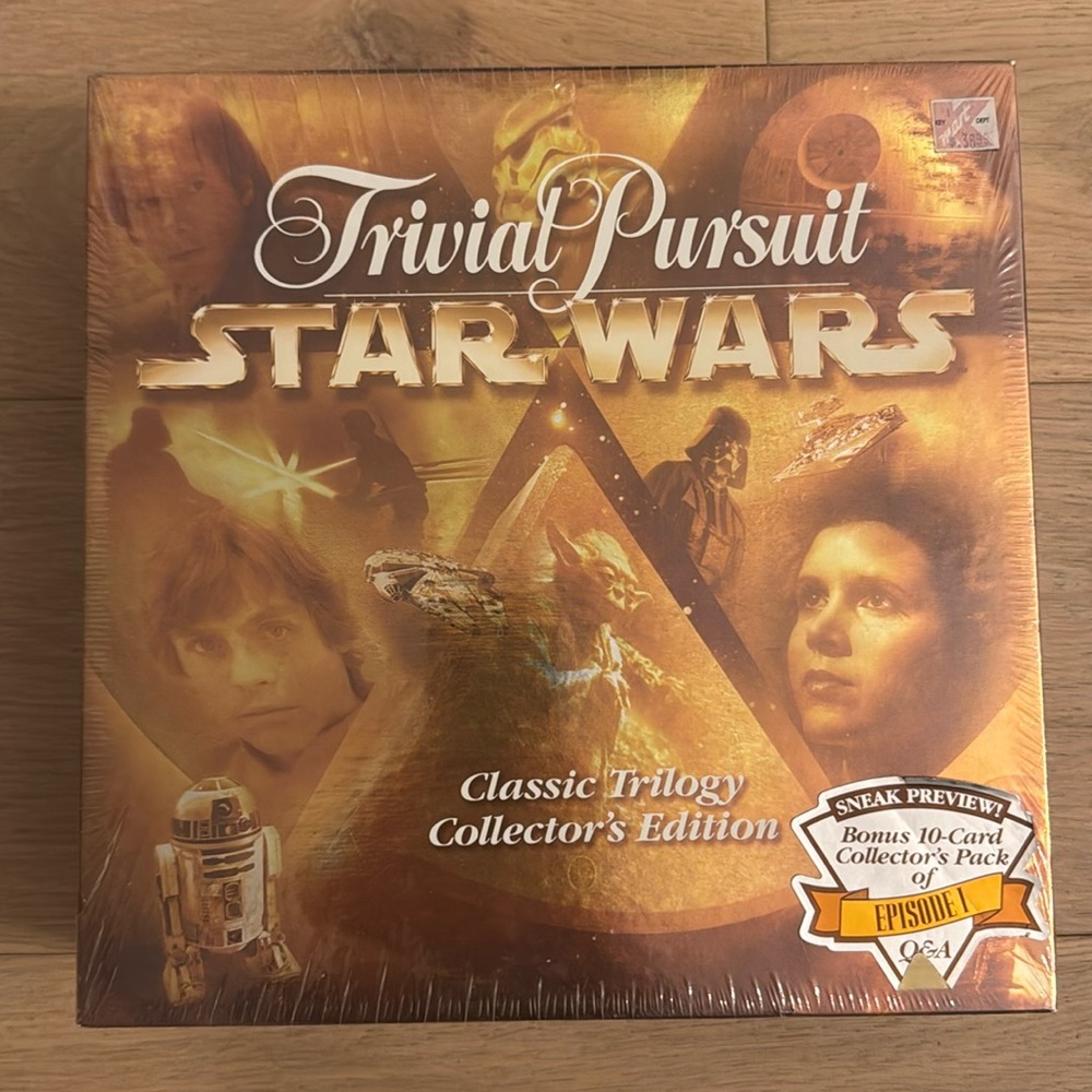 New, Unopened Trivial Pursuit Star Wars Classic Trilogy Collector’s Edition